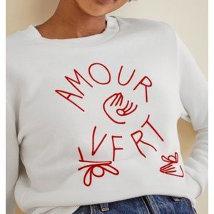 Amour Vert hands sweatshirt